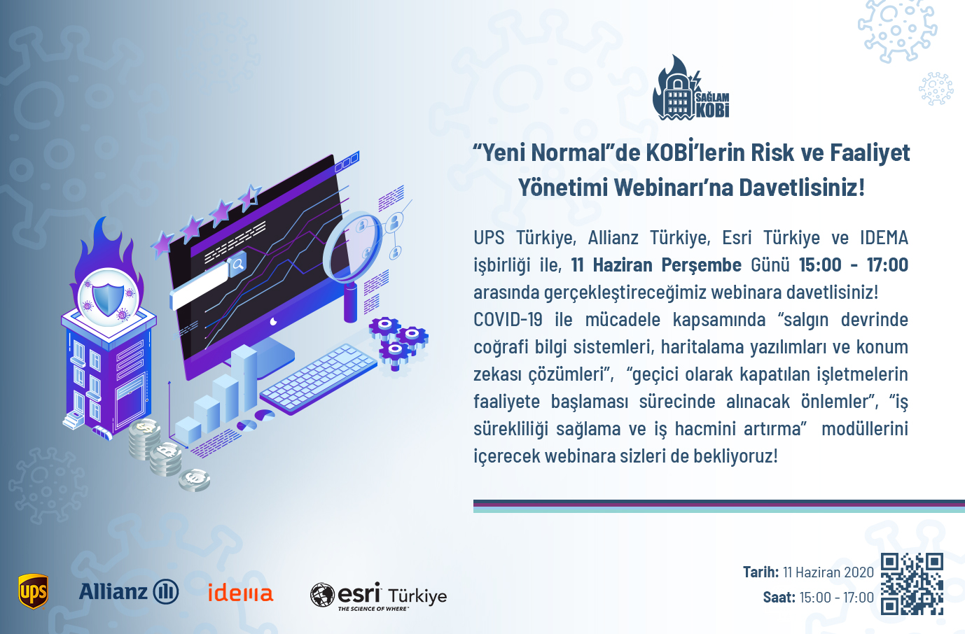 “Yeni Normal” de KOBİ’lerin Risk ve Faaliyet Yönetimi Webinarı’na Davetlisiniz